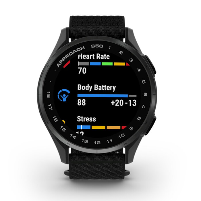 Garmin Garmin Approach S50 Premium GPS Golfuhr 2025 - Schwarz