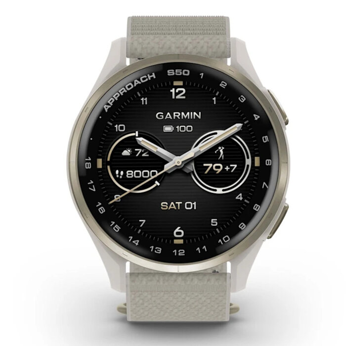 Garmin Garmin Approach S50 Premium GPS Golf Watch 2025 - Ivory