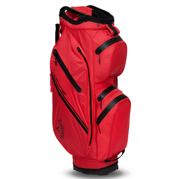 Callaway Callaway Chase 14 Dry Waterproof Cart Bag 2025 - Red Black