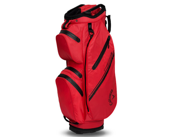 Callaway Callaway Chase 14 Dry Waterproof Bolsa de golf carro 2025 - Rojo Negro
