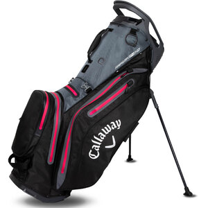 Callaway Callaway Fairway 14 HD Waterproof Standbag 2025 - Zwart Grijs Roze Callaway Callaway Fairway 14 HD Waterproof Standbag 2025 - Zwart Grijs Roze
