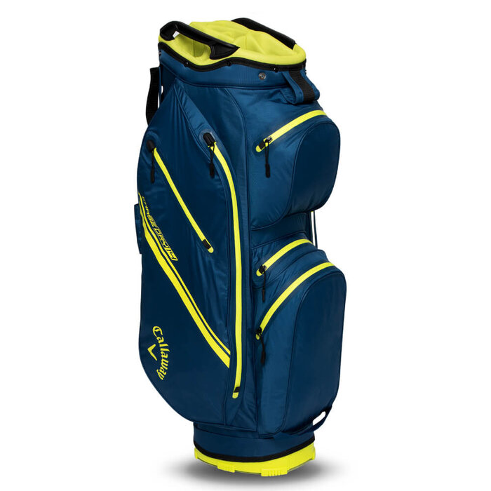 Callaway Callaway Chase 14 Dry Waterproof Cart Bag 2025 - Navy Fluo Yellow