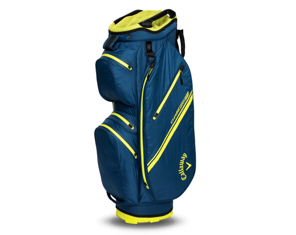 Callaway Callaway Chase 14 Dry Waterproof Cart Bag 2025 - Navy Fluo Yellow