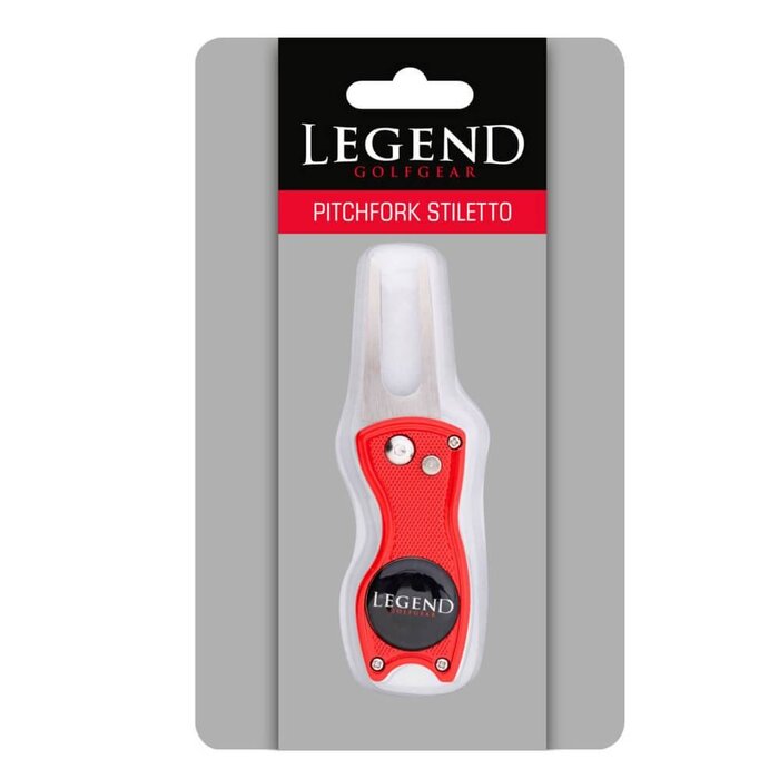 Legend Stiletto Pitchfork With Marker - Red