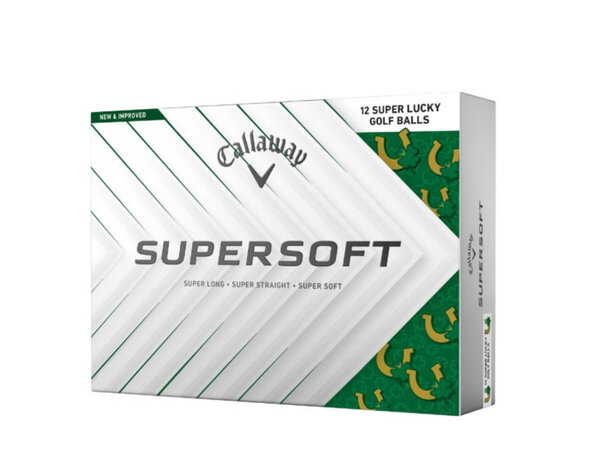Callaway Callaway SuperSoft 2025 Lucky Golfballen - Wit - 12 Stuks