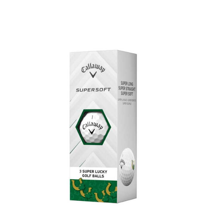 Callaway Callaway SuperSoft 2025 Lucky Golf Balls - White - 12-Pack
