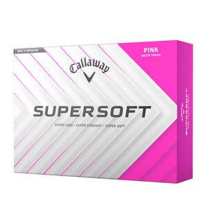 Callaway Callaway SuperSoft 2025 Golf Balls - Pink - 12-Pack Callaway Callaway SuperSoft 2025 Golf Balls - Pink - 12-Pack