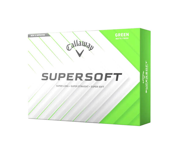Callaway Callaway SuperSoft 2025 Golf Balls - Green - 12-Pack