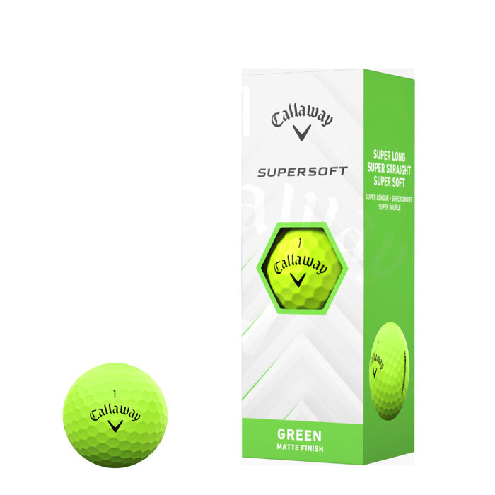 Callaway Callaway SuperSoft 2025 Golf Balls - Green - 12-Pack