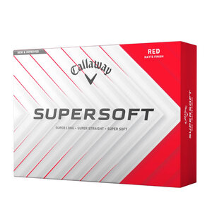 Callaway Callaway SuperSoft 2025 Golf Balls - Red - 12-Pack Callaway Callaway SuperSoft 2025 Golf Balls - Red - 12-Pack
