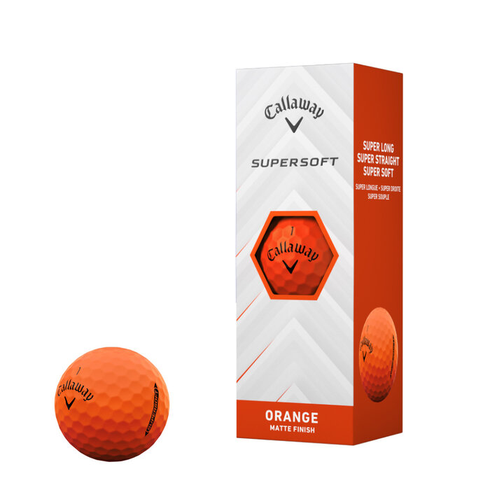 Callaway Callaway SuperSoft 2025 Golfballen - Oranje - 12 Stuks
