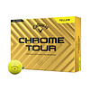 Callaway Chrome Tour Golf Balls 2024 - Yellow - 12-Pack