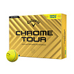 Callaway Callaway Chrome Tour Triple Track Golf Balls 2024 - Yellow - 12-Pack