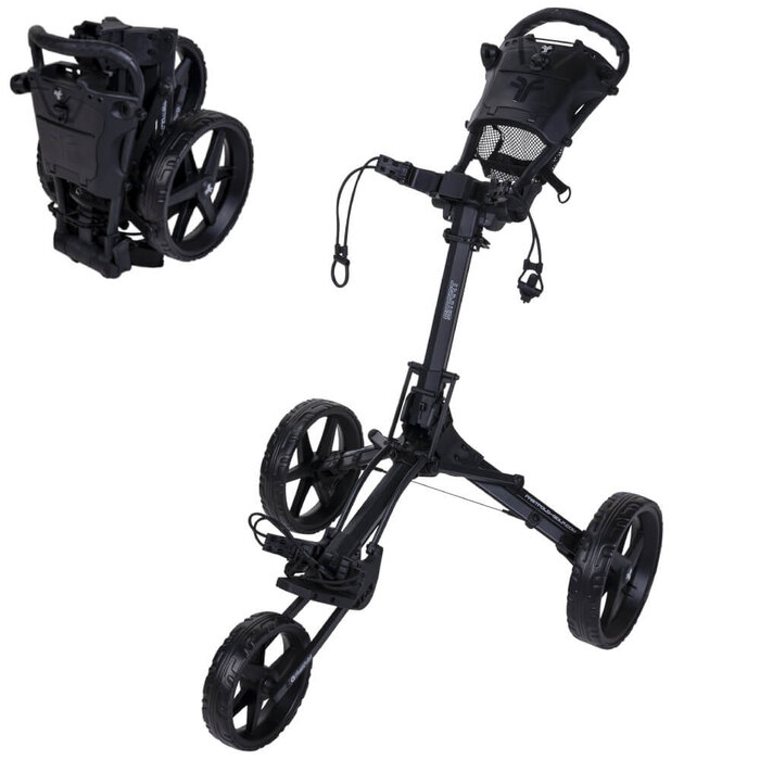 FastFold Smart Golf Trolley 2025 - Charcoal Black
