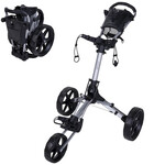 FastFold Smart Golftrolley 2025 - Silber Schwarz