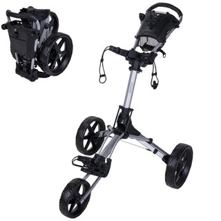 FastFold Smart Golf Trolley 2025 - Silver Black