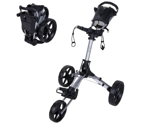 FastFold FastFold Smart Golf Trolley 2025 - Silver Black