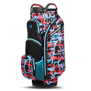 Ogio OGIO All Elements Silencer Waterproof Cartbag 2025 - Blauw Rood Zwart Ogio OGIO All Elements Silencer Waterproof Cartbag 2025 - Blauw Rood Zwart