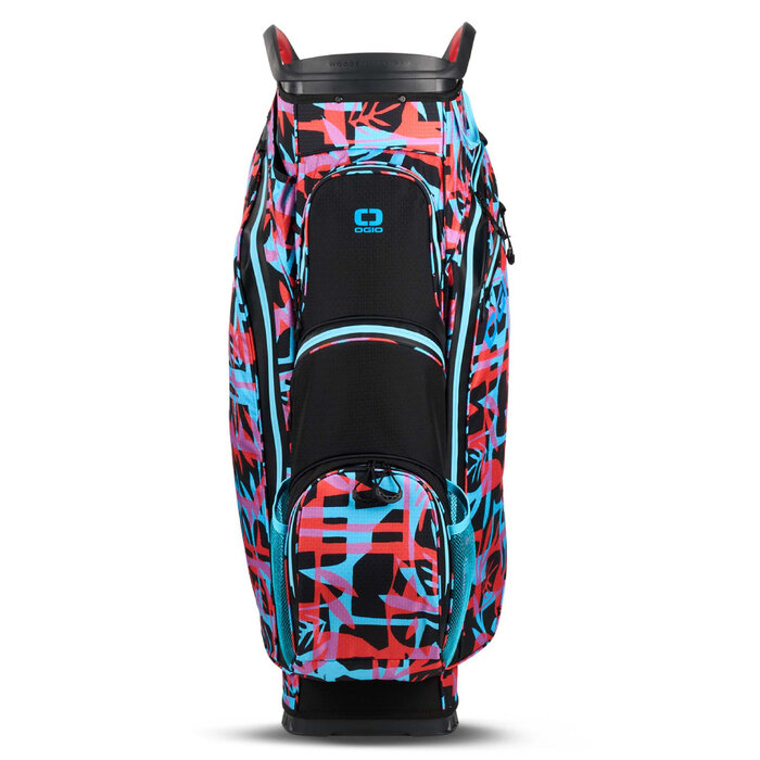 Ogio OGIO All Elements Silencer Waterproof Cartbag 2025 - Blauw Rood Zwart