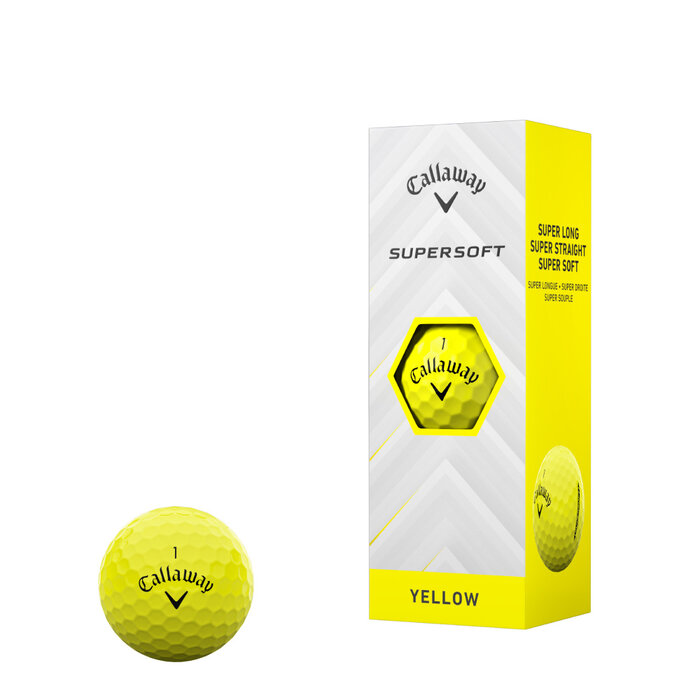 Callaway Callaway SuperSoft 2025 Golfbälle - Gelb - 12 Stück