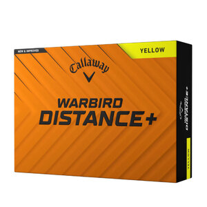 Callaway Callaway Warbird 2025 Distance+ Golfballen - Geel - 12 Stuks Callaway Callaway Warbird 2025 Distance+ Golfballen - Geel - 12 Stuks