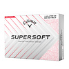Callaway SuperSoft Splatter 360 Red 2025 Golfbälle - Weiß Rot