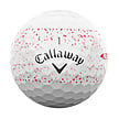 Callaway Callaway SuperSoft Splatter 360 Red 2025 Golfballen - Wit Rood