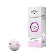 Callaway Callaway SuperSoft Splatter 360 Pink 2025 Golfballen - Wit Roze
