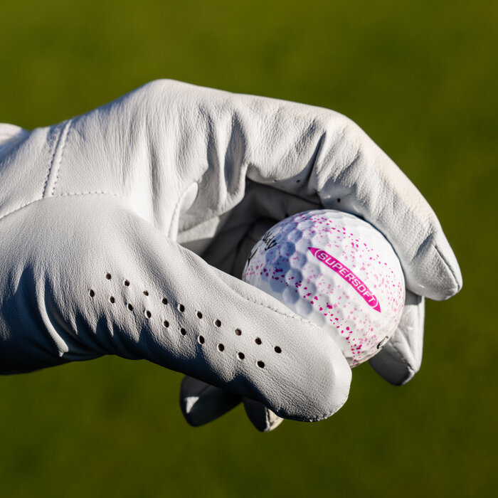 Callaway Callaway SuperSoft Splatter 360 Pink 2025 Golfballen - Wit Roze