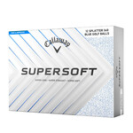 Callaway SuperSoft Splatter 360 Blue 2025 Golf Balls - White Blue