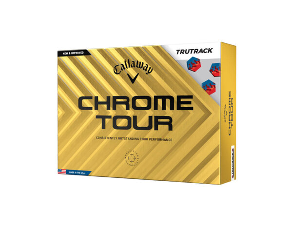 Callaway Callaway Chrome Tour TruTrack Golf Balls 2024 - White - 12-Pack