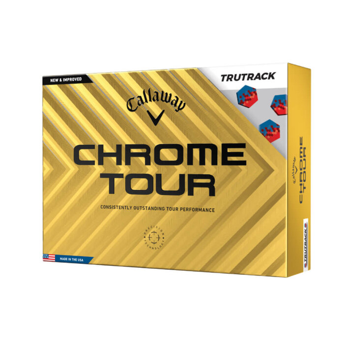 Callaway Callaway Chrome Tour TruTrack Golfballen 2024 - Wit - 12 Stuks