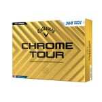 Callaway Chrome Tour 360 Triple Track Golf Balls 2024 - White - 12-Pack