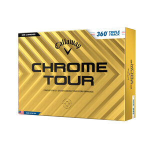 Callaway Callaway Chrome Tour 360 Triple Track Golfballen 2024 - Wit - 12 Stuks Callaway Callaway Chrome Tour 360 Triple Track Golfballen 2024 - Wit - 12 Stuks