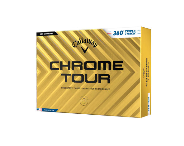 Callaway Callaway Chrome Tour 360 Triple Track Golfballen 2024 - Wit - 12 Stuks