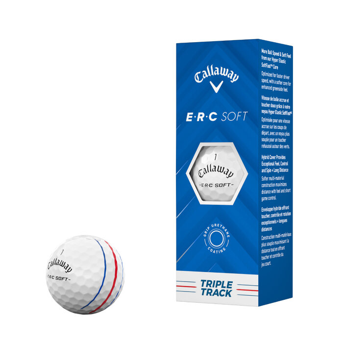 Callaway Callaway ERC Soft Triple Track Golf Balls 2025 - White - 12-Pack