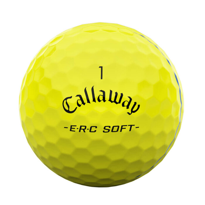 Callaway Callaway ERC Soft 2025 Triple Track Golf Balls - Yellow - 12-Pack