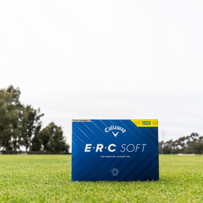 Callaway Callaway ERC Soft Triple Track Golfbälle 2025 - Gelb - 12 Stück