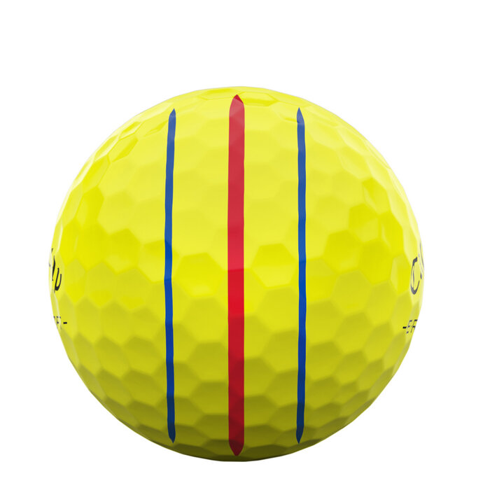 Callaway Callaway ERC Soft Triple Track Golfbälle 2025 - Gelb - 12 Stück