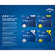 Callaway Callaway ERC Soft Triple Track Golfbälle 2025 - Gelb - 12 Stück