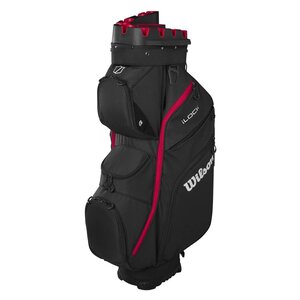 Wilson Wilson i-Lock IV Cartbag 2025 - Zwart Rood Wilson Wilson i-Lock IV Cartbag 2025 - Zwart Rood