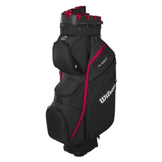Wilson Wilson i-Lock IV Cartbag 2025 - Zwart Rood