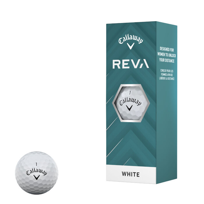 Callaway Callaway Reva Ladies Golfballen 2025 - Wit - 12 Stuks
