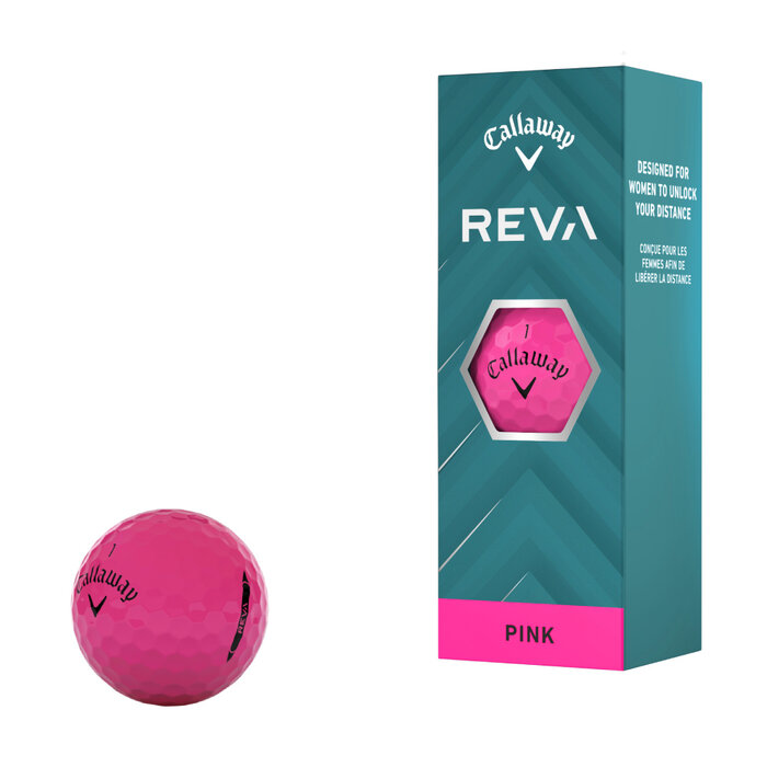 Callaway Callaway Reva Ladies Golfballen 2025 - Roze - 12 Stuks