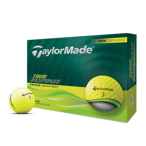 TaylorMade TaylorMade Tour Response Golfballen 2025 - Geel - 12 Stuks TaylorMade TaylorMade Tour Response Golfballen 2025 - Geel - 12 Stuks