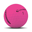 TaylorMade TaylorMade SpeedSoft Hi-Vis Golfbälle 2025 - Rosa - 12 Stück