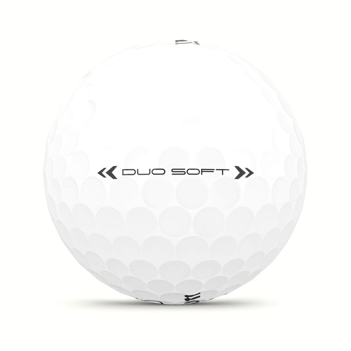 Wilson Wilson DUO Soft Golfballen 2025 - Wit - 12 Stuks