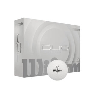 Wilson Wilson DUO Soft Golfballen 2025 - Wit - 12 Stuks