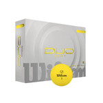 Wilson DUO Soft Golfballen 2025 - Geel - 12 Stuks