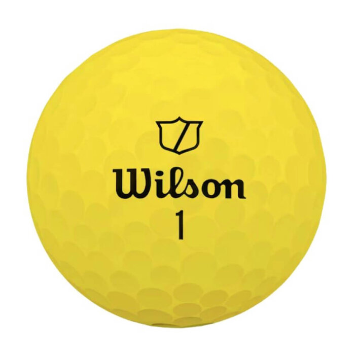 Wilson Wilson DUO Soft Golfbälle 2025 - Gelb - 12 Stück
